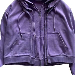 เสื้อมีฮู้ดซิปสามชั้นซิปรูดซิปสีทึบดีไซน์แนวสตรีทแบบฝนกรดมีสามชั้นดีไซน์ตามสั่ง - Product Image 4