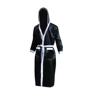 Robe de boxe rouge personnalisée, nouveau design, kimono de Jiu Jitsu de haute qualité, robe et veste de boxe avec capuche, robe de boxe pour adultes - Product Image 5