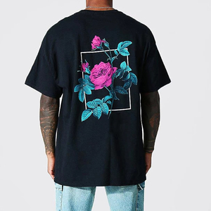 Meilleur prix de vente hommes sérigraphié t-shirts vêtements d'été nouveau à la mode équipage Fitness taille personnalisée hommes t-shirt - Product Image 1