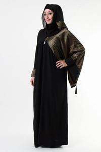 Venta caliente tradicional islámico para Jilbab Color sólido modesto vestido de baile para mujeres Khimar ropa musulmana cintura Natural - Product Image 2