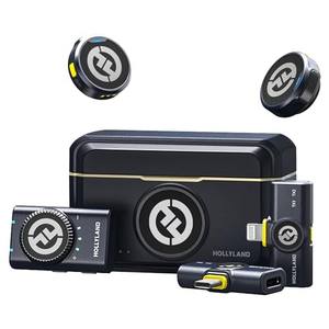 Los Más Vendidos, Listos para Enviar, Audio Estéreo/Surround Activo, Hollyland Lark M2 Combo (USB-C RX + Lightning RX + Estuche de Carga) Negro - Product Image 2
