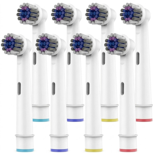 Recharges de têtes de brosse à dents en vrac prêtes pour l'e-commerce, génériques pour Oral-B, têtes de remplacement rondes, vente en gros, usine OEM - Product Image 1