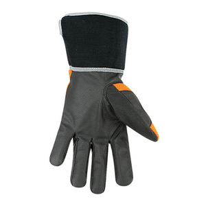 Gants de travail robustes en cuir de vachette grainé, protection des mains, respirants, pour travaux de construction en extérieur, gants de sécurité - Product Image 4