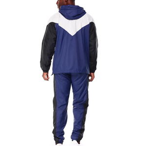 Chándales de manga larga de nuevo diseño, traje cortavientos de Color sólido para hombre, traje cortavientos hecho en fábrica a precio barato para hombre - Product Image 3