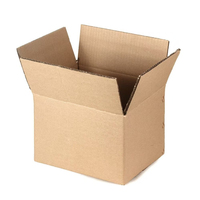 Customized 8x6x4 Mailing Packing Boxes Strong Brown Corrugated Kraft Shipping Cartons Cardboard Paper Boxes with Matt Lamination