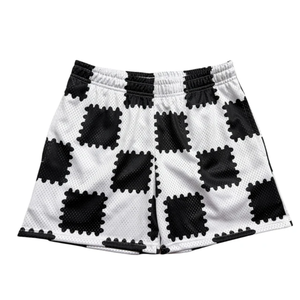 Personnalisé Hommes Gym Confort Court Blanc Sport Jogger Natation Plage Homme D'été Maille Court Ceinture Élastique Pantalon pour Hommes Sweat Court - Product Image 3