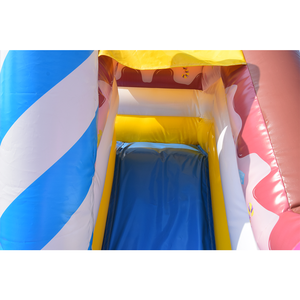 Nhà Bouncy Nhà Máy Bơm Hơi Bán Buôn Kẹo Công Chúa Màu Hồng Bouncy Lâu Đài Bơm Hơi Thư Bị Trả Lại Nhảy Nhà <span class=keywords><strong>Bouncer</strong></span> Với Trượt - Product Image 3