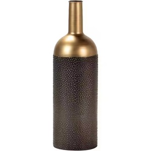 Vase en métal de style grand pot argenté pour la décoration élégante de la maison, parfait pour la décoration intérieure, les décors d'événements, fabriqués à la main en Inde - Product Image 5