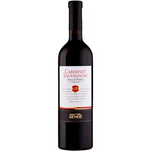 Cabernet Sauvignon DOC Full-Bodied Italian Red <b>Wine</b> 750ml Per Bottle 6 Bottles Per Box-Terre Cevico - Product Image 1