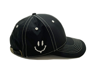 Wholesale Streetwear <b>Hat</b> with Contrast <b>White</b> Stitching Curved Brim <b>Hat</b> Plain Cotton <b>Hat</b> Manufacturer Custom Embroidery Base - Product Image 3