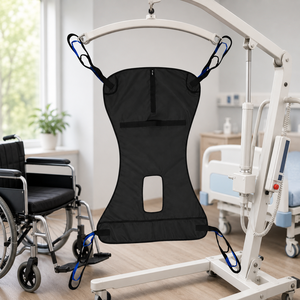 Arnés de transferencia para pacientes, soporte completo para el cuerpo, para el cuidado de ancianos y discapacitados, transferencia de silla de ruedas a cama con presillas - Product Image 1