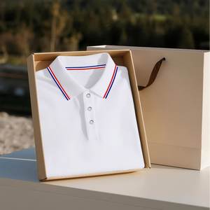 Chemise POLO confortable pour hommes |   Chemise classique à 3 boutons, col à revers, style décontracté, manches courtes, couleur unie, prix bas - Product Image 1