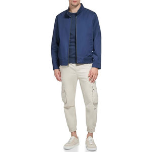 Venta al por mayor de ropa personalizada para hombre chaqueta de bombardero OEM diseño personalizado bordado Logo chaqueta de bombardero para los hombres con logotipo personalizado - Product Image 1