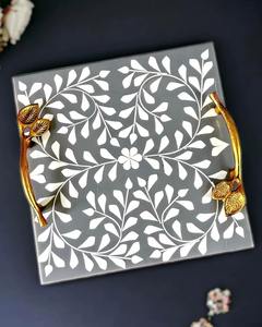 ถาดดีไซน์กล่องโบราณทำด้วยมือถาดใส่กระดูกอเนกประสงค์สำหรับการจัดแสดงและการจัดเก็บที่มีสไตล์ทำด้วยมือจากอินเดีย - Product Image 1