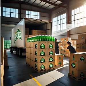 Para Perrierr Agua con gas pura natural Agua mineral con sabor a limón de botella de vidrio de primavera - Product Image 6