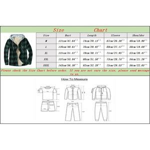 Wholesale Custom Logo Men's <b>Fleece</b> <b>Lined</b> Flannel <b>Shirt</b> Warm up Brushed Plaid <b>Shirt</b> Jacket for Man, Man Jacket - Product Image 6