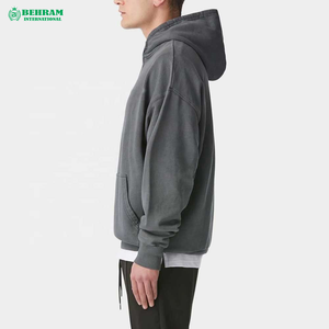 Nouveaux sweats à capuche unisexes personnalisés, 100% coton molletonné/éponge française, respirants et à séchage rapide, pull d'hiver - Product Image 2