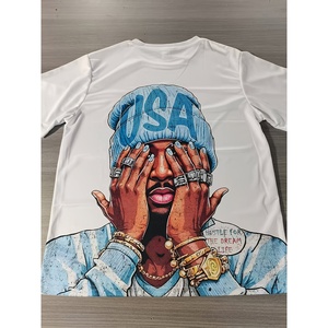 T-shirts en coton vierges de haute qualité à col rond, t-shirts unis, fabricant, vente en gros, t-shirts prêts à l'impression, t-shirts personnalisés pour hommes - Product Image 3