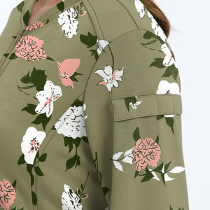 2025 couleur unie tenue décontracté femmes gommage veste hôpital porter nouveau confortable femmes gommage veste - Product Image 6