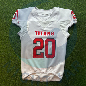 Maillot de football américain 2025 le plus vendu Prix raisonnable Vêtements d'entraînement de marque privée Maillots sublimés - Product Image 1