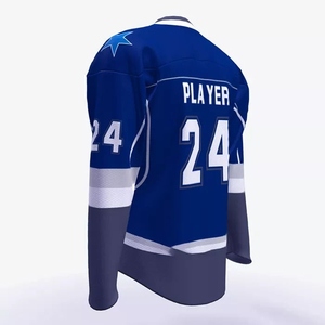 Wholesale Ice Hockey Jersey Custom Team Design Personalized OEM Printing <b>Long</b> Sleeve Polyester Sportswear For Training <b>Matches</b> - Product Image 3
