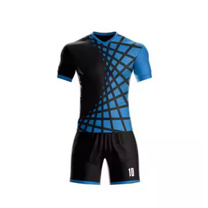 Uniforme de Fútbol de Manga Corta de Primera Calidad, Secado Rápido, Transpirable, 100% Poliéster, Antibacterial, Ecológico, Servicio OEM - Product Image 2