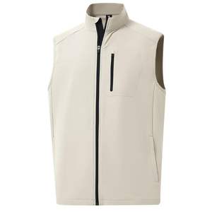 High Quality Breathable <b>Men's</b> Winter Cotton <b>Fleece</b> <b>Vest</b> Casual Warm Sleeveless Jackets for Outer Wear OEM Service Available - Product Image 1