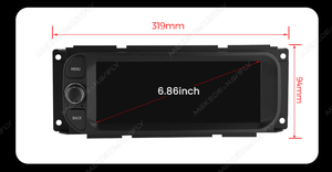 Navegador Multimedia Estéreo con Audio 360 y Car-Play MEKEDE para <span class=keywords><strong>Jeep</strong></span> Grand Cherokee, <span class=keywords><strong>Liberty</strong></span>, Wrangler y <span class=keywords><strong>Chrysler</strong></span> 2002-2006 - Product Image 2