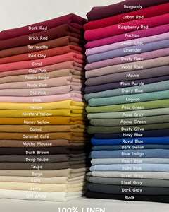 Tissu en lin pur au mètre en prune, lin pur extra large 110cm/43 "pour vêtements, rideaux, literie et vêtements - Product Image 6