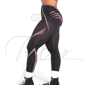 Leggings Deportivos de Cintura Alta, Transpirables, Sólidos, para Mujer, para Fitness, Gimnasio, Yoga, Sin Costuras, Venta al Por Mayor, Alta Calidad - Product Image 6