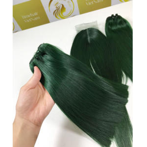 Paquetes de cabello rizado hinchable recto de hueso vietnamita 100% cabello humano Venta caliente 2024 disponible Gran stock - Product Image 6
