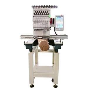 Machine à broder industrielle informatisée à tête unique, multi-aiguilles (9/12/15 aiguilles), pour la couture de T-shirts, vêtements et casquettes - Product Image 2