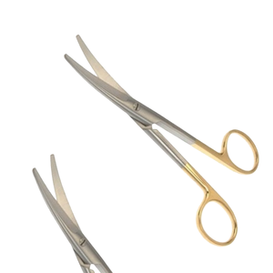 Tijeras de apósito Mayo, inserto duro de carburo de tungsteno, instrumentos quirúrgicos curvos de 160mm de largo, fabricante de Pakistán - Product Image 1