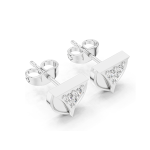 Boucles d'oreilles élégantes en diamants de laboratoire, clarté VVS-VS EF, or 18 carats, 14 carats, 10 carats et argent 925, or rose, or jaune, or blanc, moissanite - Product Image 4