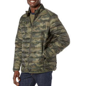 Chaqueta de Lona Acolchada de Moda Urbana para Hombre, Camuflaje, Transpirable y de Secado Rápido, Chaqueta Bomber Elegante y Cálida para Invierno - Product Image 1