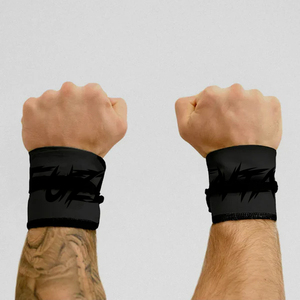 Bandes de maintien en coton de qualité supérieure pour CrossFit, haltérophilie et gym, avec boucle pour le pouce, pour un soutien robuste des poignets et une protection renforcée. - Product Image 1