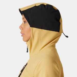 Vente en gros Logo personnalisé sable femmes Odin Backcountry Softshell veste manches longues et coupe-vent femmes course vestes de plein air - Product Image 6