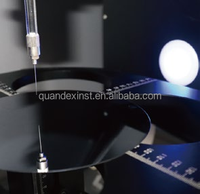 Analyseur d'angle de contact automatique QD580 pour le test de plaquettes de silicium avec mesure d'angle d'approvisionnement et de recul