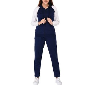 Survêtement 2 pièces pour femme, tenue de sport, bon marché, avec impression de Logo personnalisé, tendance, vente en gros - Product Image 4