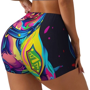 Shorts Deportivos de Yoga de Cintura Alta para Mujer, Estilo Vintage, Doble Capa, Secado Rápido, con Cierre, Casuales - Product Image 1