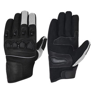 Guantes de carreras para motocicleta, guantes de moto de dedo completo con pantalla táctil de verano, guantes protectores anticaída para moto, guantes antideslizantes para montar - Product Image 4