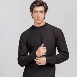 เสื้อสเวตเชิ้ตผู้ชายสำหรับงานปาร์ตี้ ยอดนิยม รุ่นใหม่ล่าสุด ปี 2025 ดีไซน์ปกเสื้อทันสมัย ผลิตจากโรงงานโดยตรง ทนทาน - Product Image 1