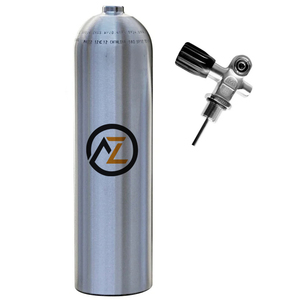Bouteille de plongée 11,1 L 13,6 kg en aluminium, cylindre de plongée 80 pi³ avec valve DIN 232 bars - Product Image 5