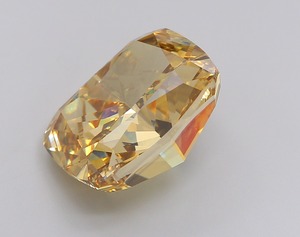 Coussin 10.89 carats fantaisie jaune vif diamant cultivé en laboratoire bijoux de luxe de haute qualité CVD - Product Image 2
