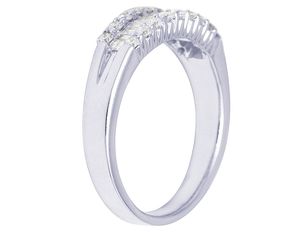 Simple Band Style S925 Silver With Moissanite Diamond Studded <b>Iced</b> Out Engagement Elegant Classic Design <b>Ring</b> For Women - Product Image 5