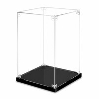 Vitrine en acrylique transparente pour figurines de collection, meuble de rangement pour figurines d'action, modèles de jouets, présentoir de bureau anti-poussière