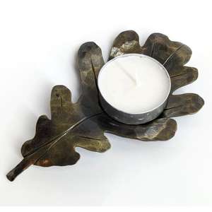 Nuevo candelabro de metal estilo hoja de árbol de una sola pieza con gran calidad y material a muy buen precio - Product Image 1