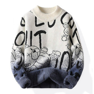 Casual <b>Sweater</b> Warm Knitted Soft Winter Pullover Comfortable Unisex Clothing Fashion Daily Wear Custom Available High Quality - Product Image 2