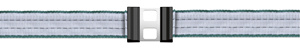 Connettore per Fettuccia Litzclip in Acciaio Inox H. Mm. 20 (bl. 5 Pezzi) - Product Image 1