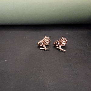 Pendientes de Lujo con Estilo Único en Oro de 18 Quilates Chapado con Diamantes para Fiestas y Regalos de Aniversario, Certificado IGI - Product Image 5